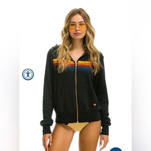 Aviator Nation 5 stripe hoodie